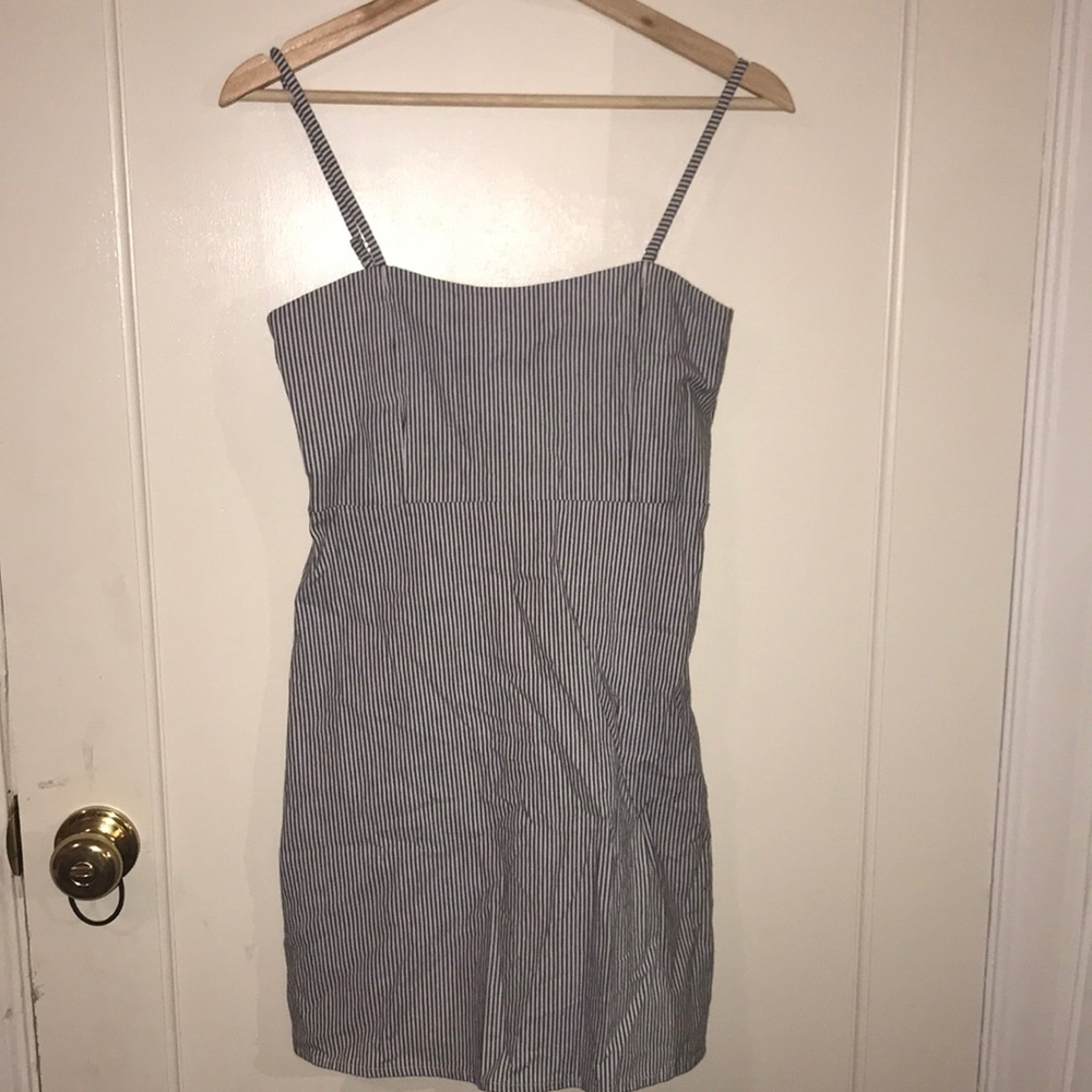 brandy stripe dress